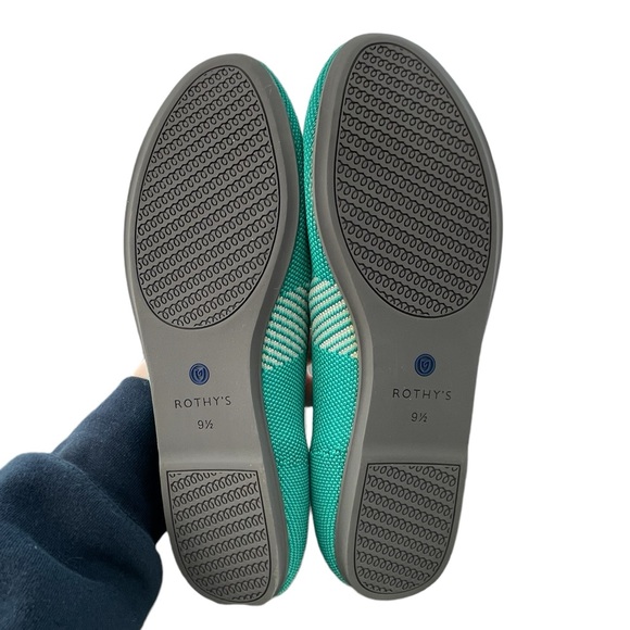 NEW Rothy's The Flat in Calypso Teal, Size 9.5 - Picture 5 of 7